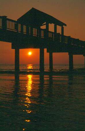 Sonnenuntergang bei Clearwater